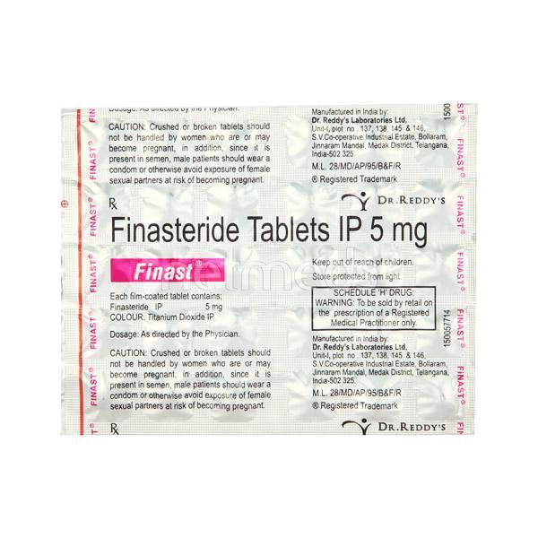 Finast 5mg Tablet 30'S