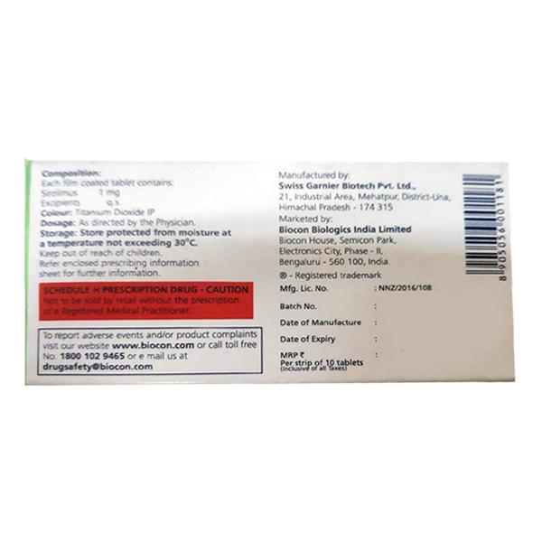 Rapacan 1mg Tablet 10'S