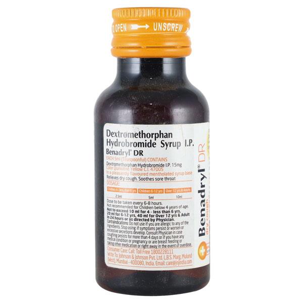 Benadryl DR Dry Cough Active Relief   Syrup 50ml