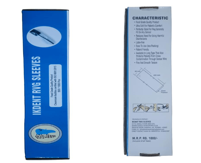 Ikdent RVG Sleeves - Global Surgicals