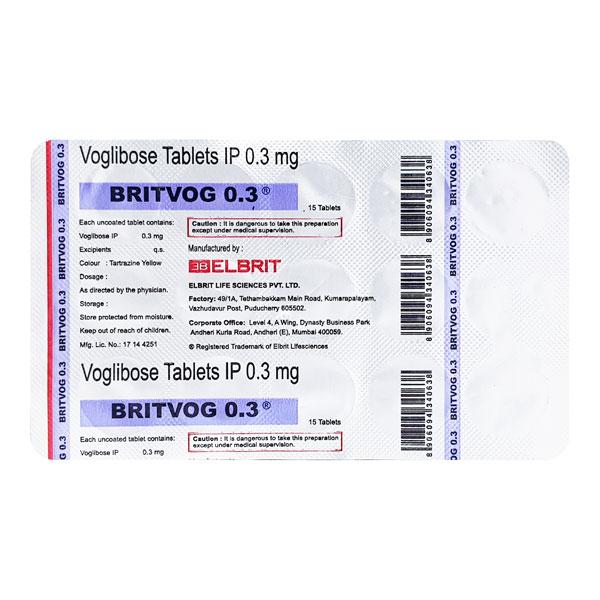 Britvog 0.3mg Tablet 15'S