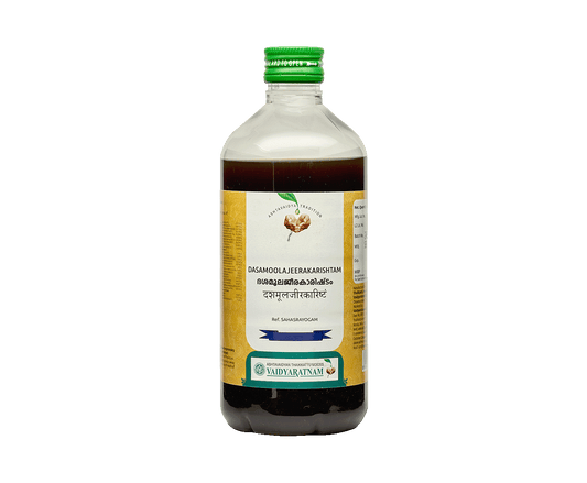 Dasamoolajeerakarishtam 450 ml - Vaidyaratnam Ayurveda