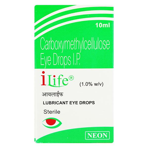 Ilife Lubricant 1.0% Eye Drops 10ml - Global Surgicals