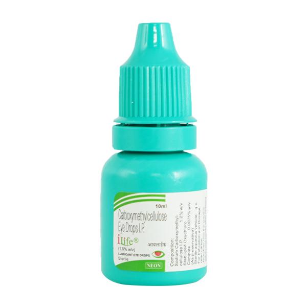 Ilife Lubricant 1.0% Eye Drops 10ml - Global Surgicals