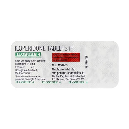 Ilosure 4mg Tablet 10'S - Global Surgicals