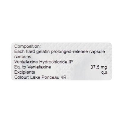 Venla XR 37.5mg Capsule 10'S