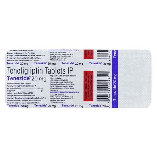 TENEZIDE 20 Tablet 10's
