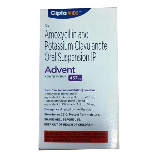 ADVENT FORTE 457 mg Tangy Orange Flavour Syrup 60ml