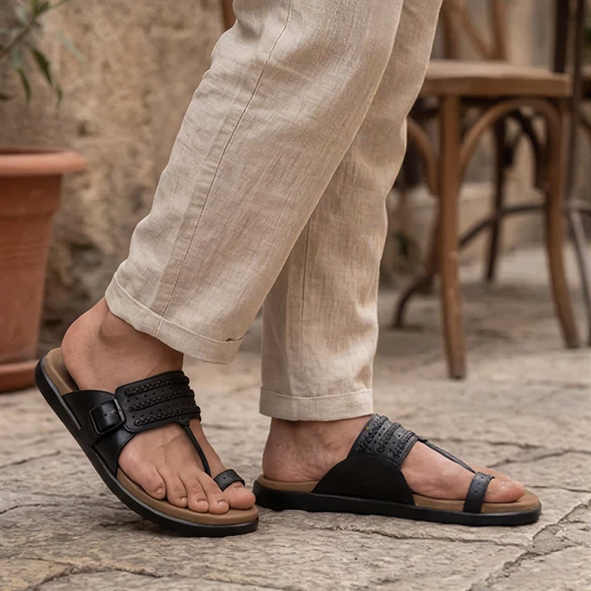Frido Men's Arch Comfort Sandal - Frido view 2