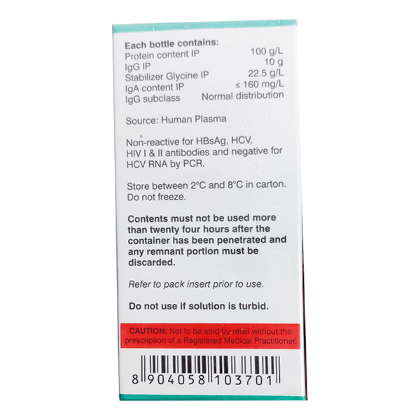 Immunorel 10%w/v 10gm 100ml Infusion - Global Surgicals