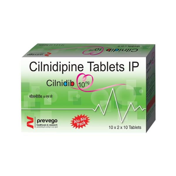 CILNIDIB 10mg Tablet 10's
