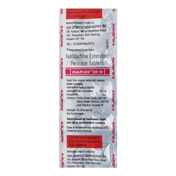 INAPURE ER 10 Tablet 10's - Global Surgicals
