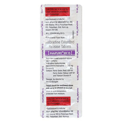 INAPURE ER 15 Tablet 10's - Global Surgicals