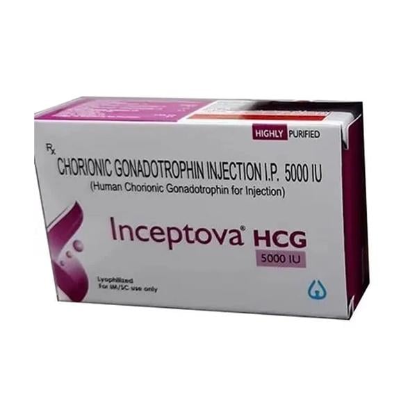 Inceptova Hcg 5000IU Injection 1'S - Global Surgicals
