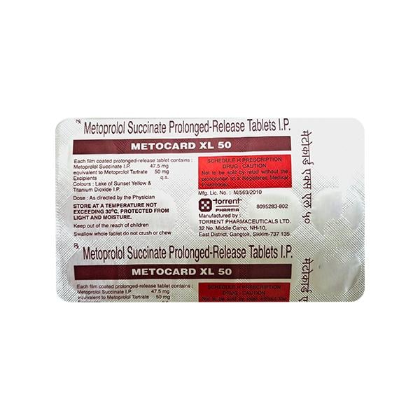 METOCARD XL 50 Tablet 15's