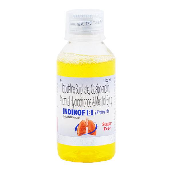 INDIKOF B COUGH Expectorant 100ml - Global Surgicals