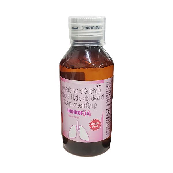 Indikof LS Sugar Free Syrup 100ml - Global Surgicals