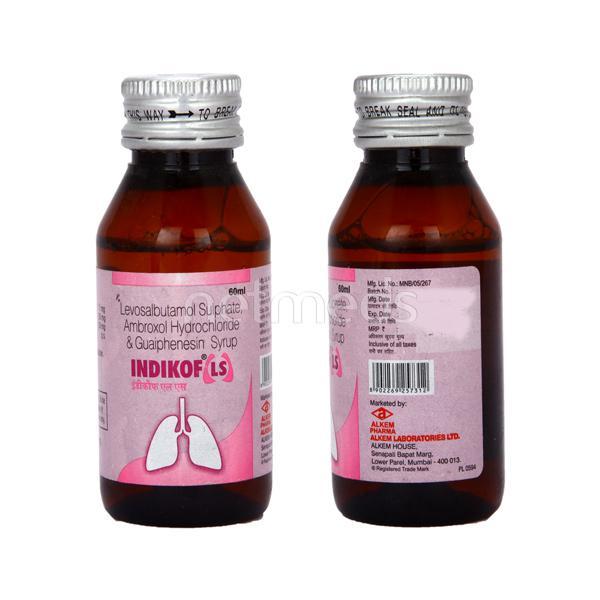 Indikof LS Sugar Free Syrup 60ml - Global Surgicals