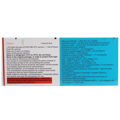 Infanrix Injection 0.5ml - Global Surgicals