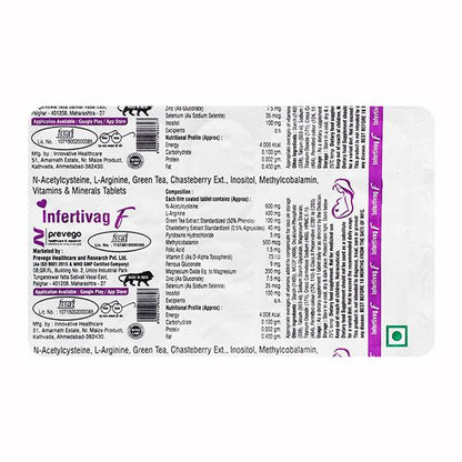 INFERTIVAG F Tablet 10's - Global Surgicals
