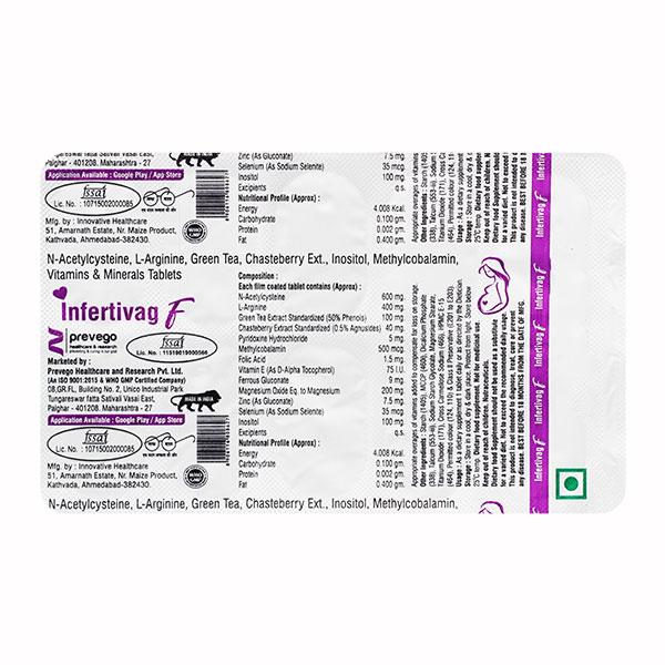 INFERTIVAG F Tablet 10's - Global Surgicals