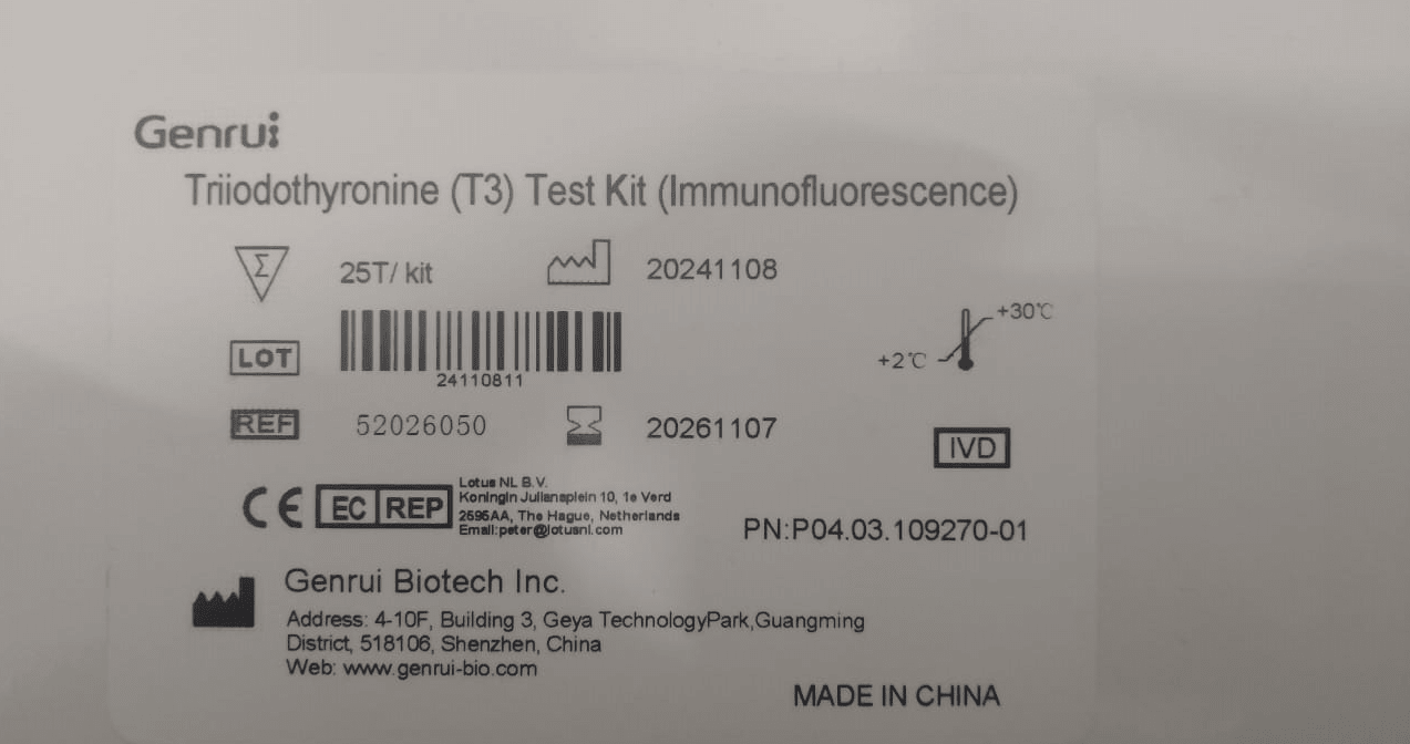 Inprovac T3 Test Kit - Global Surgicals