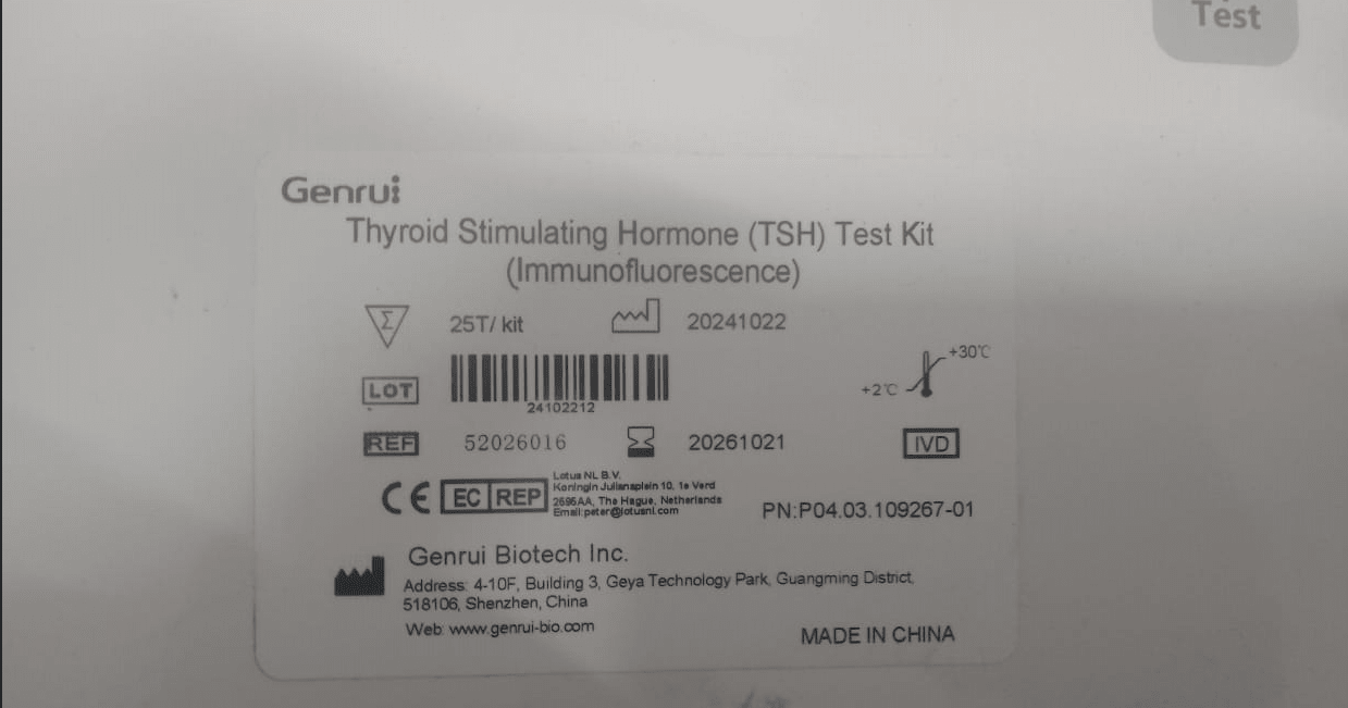 Inprovac TSH Test Kit - Global Surgicals