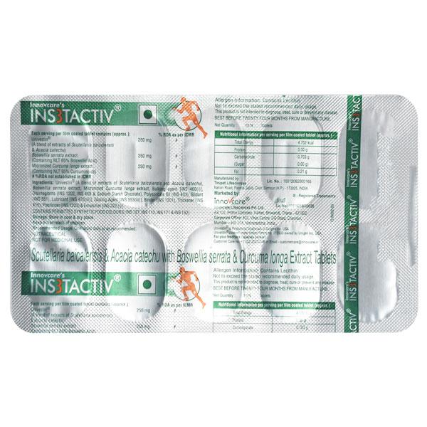 INS3TACTIV Tablet 10's - Global Surgicals