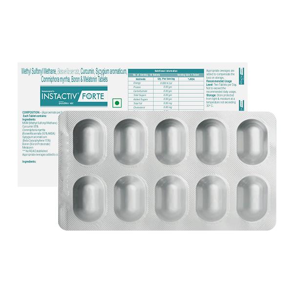INSTACTIV FORTE Tablet 10's - Global Surgicals