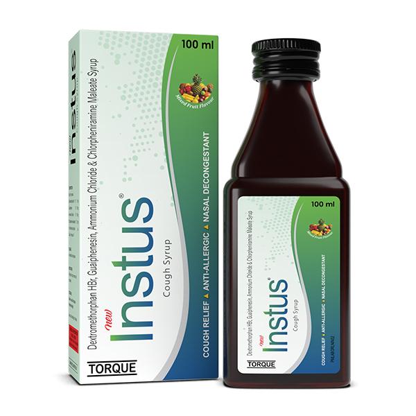 INSTUS NEW MIXED FRUIT FLAVOUR Cough Syrup 100ml - Global Surgicals