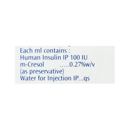INSUMAN RAPID 100iu Cartridge 5X3ml - Global Surgicals