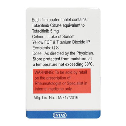 INTAJAC 5 Tablet 60's - Global Surgicals