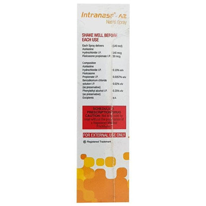 INTRANASE AZ 70md Nasal Spray 9.8ml - Global Surgicals