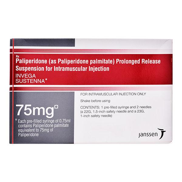 Invega Sustenna 75mg Injection 1'S - Global Surgicals