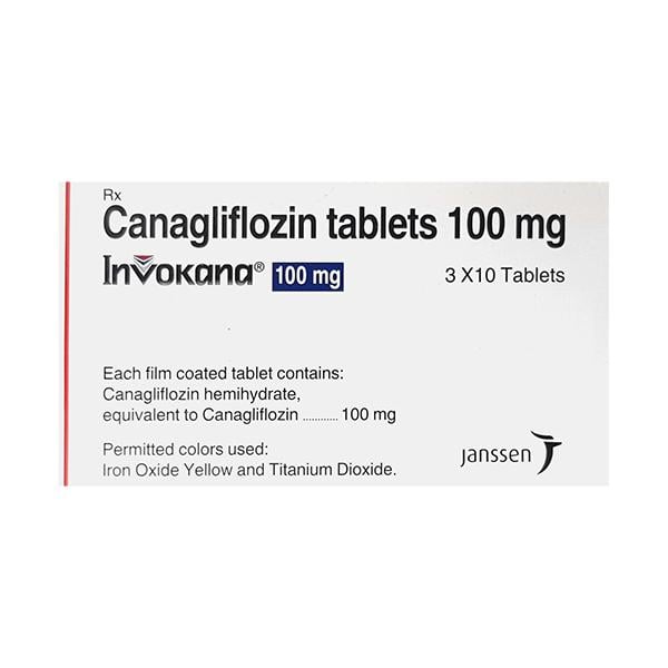 Invokana 100mg Tablet 10'S - Global Surgicals