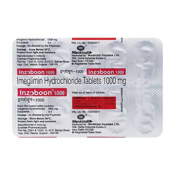 INZOBOON 1000 Tablet 10's - Global Surgicals