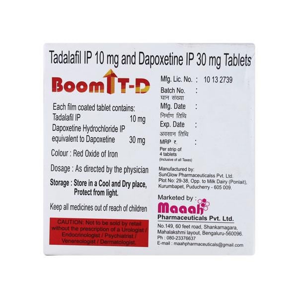 BOOMIT D Tablet 4's