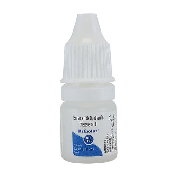 BRINOLAR BKC FREE 1% Eye Drops 5ml