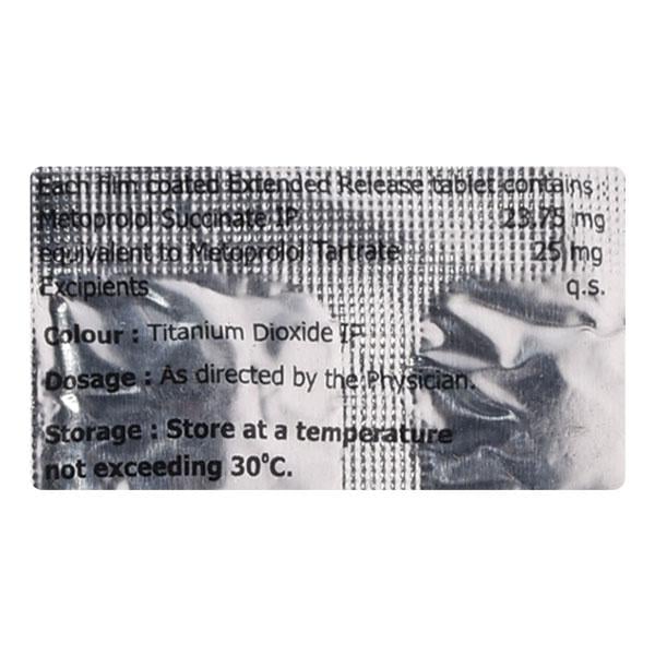 METOPROL XL 25 Tablet 10's
