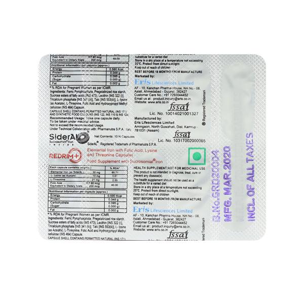 REDRIM+ Capsule 10's