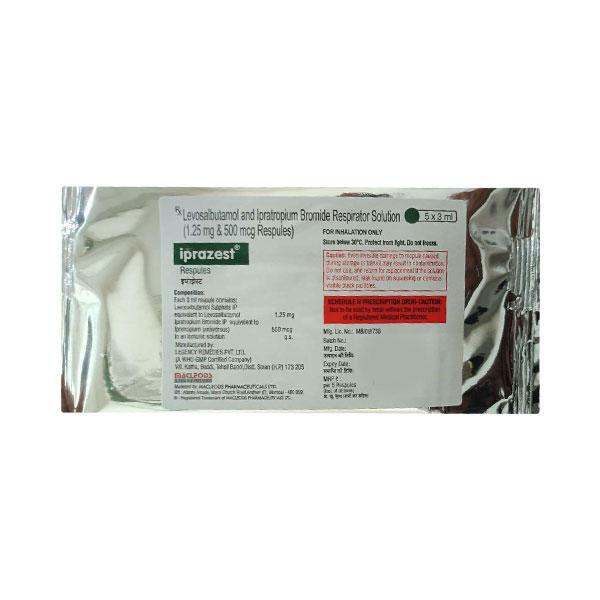 IPRAZEST Respules 5x3ml - Global Surgicals