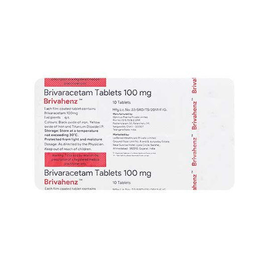 BRIVAHENZ 100 Tablet 10's