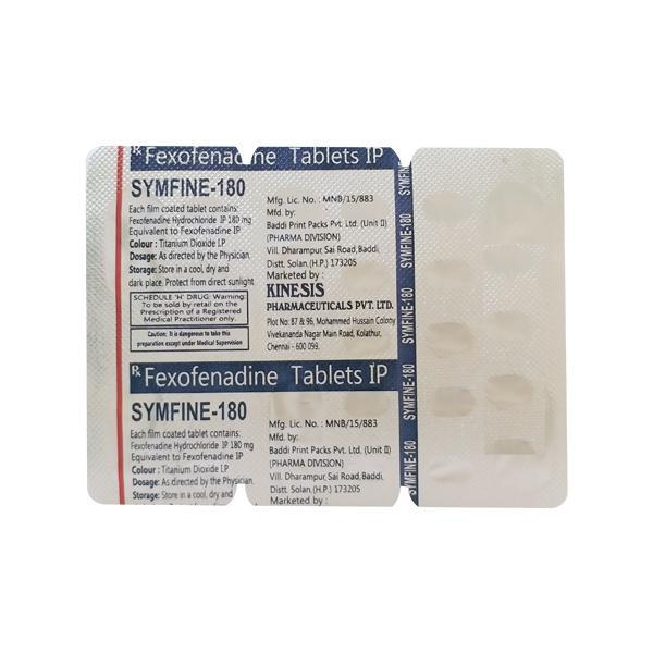 Symfine 180mg Tablet 6'S