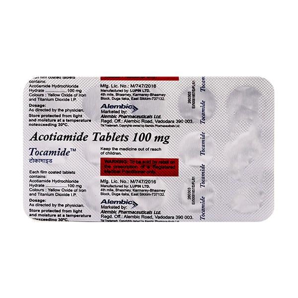 Tocamide 100mg Tablet 15'S