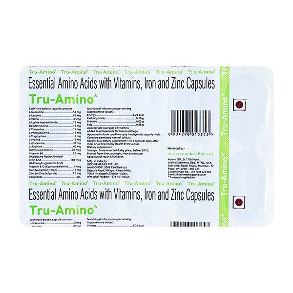 TRU AMINO Capsule 10's