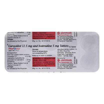 IRBAN B 5/12.5 Tablet 10's - Global Surgicals