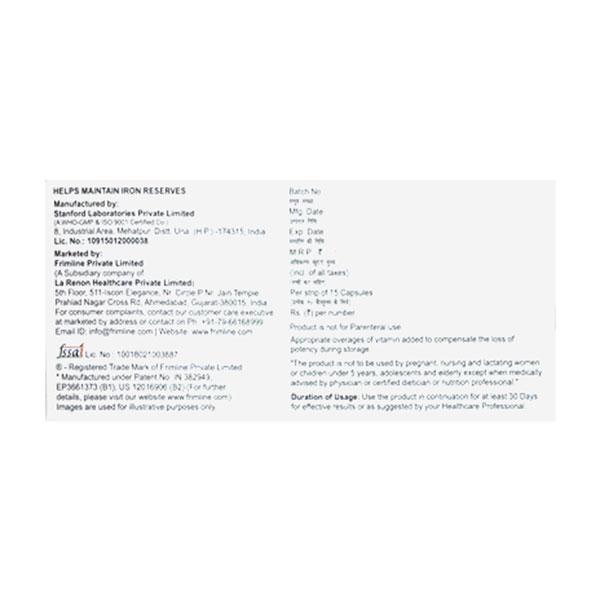 IRONEMIC PLUS Capsule 15's - Global Surgicals