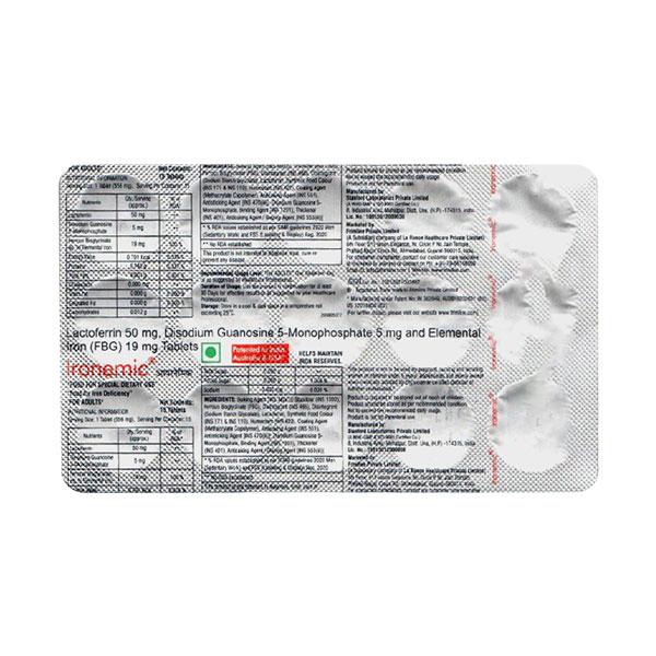 IRONEMIC Tablet 15's - Global Surgicals