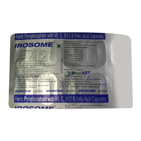 IROSOME Capsule 10's - Global Surgicals