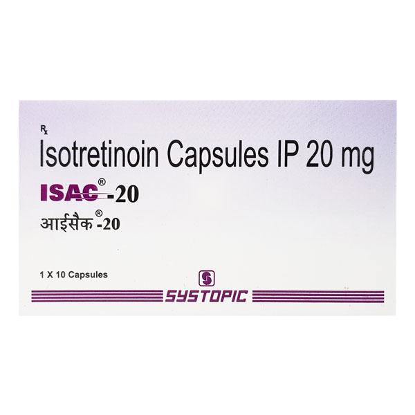 Isac 20mg Capsule 10'S - Global Surgicals